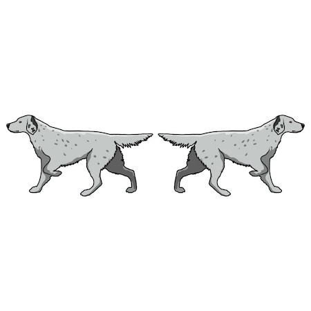 Signmission English Setter Dog Decal, Dog Lover Decor Vinyl Sticker D-24-English Setter